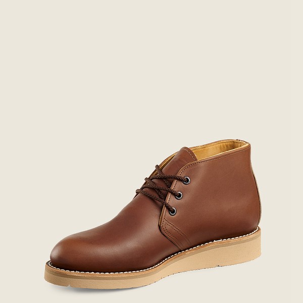 Red Wing Mens Traction Tred - Chukka Soft Toe - Work Boots Brown - 5176RLQUG